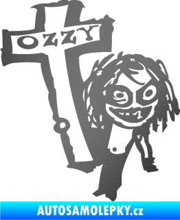 Samolepka Ozzy Osbourne 003 grafitová metalíza