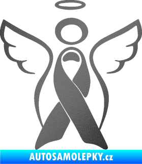 Samolepka Památeční andělíček memory grafitová metalíza