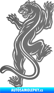Samolepka Panter 003 levá black panther grafitová metalíza