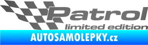 Samolepka Patrol limited edition levá grafitová metalíza