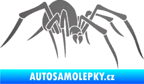 Samolepka Pavouk 002 - pravá grafitová metalíza