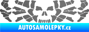 Samolepka Pavouk 017 smrťák grafitová metalíza