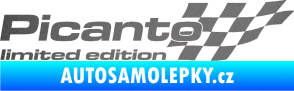 Samolepka Picanto limited edition pravá grafitová metalíza