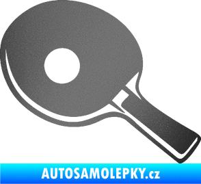 Samolepka Ping pong pálka levá grafitová metalíza