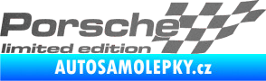 Samolepka Porsche limited edition pravá grafitová metalíza