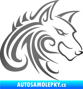 Samolepka Predator tattoo 001 pravá grafitová metalíza