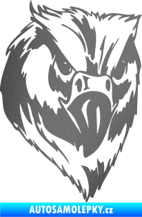 Samolepka Predators 002 pravá grafitová metalíza