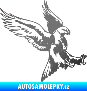 Samolepka Predators 003 pravá grafitová metalíza