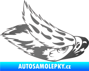 Samolepka Predators 022 pravá grafitová metalíza