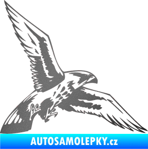 Samolepka Predators 026 pravá grafitová metalíza
