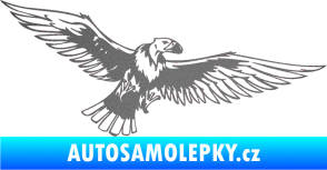 Samolepka Predators 028 pravá sup grafitová metalíza