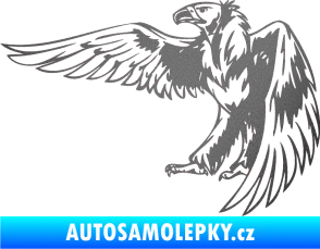 Samolepka Predators 030 levá grafitová metalíza