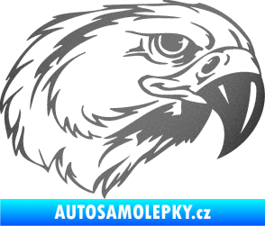 Samolepka Predators 031 pravá grafitová metalíza