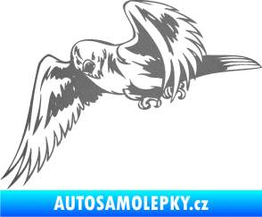 Samolepka Predators 036 levá grafitová metalíza