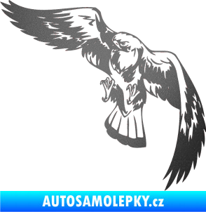 Samolepka Predators 041 levá grafitová metalíza