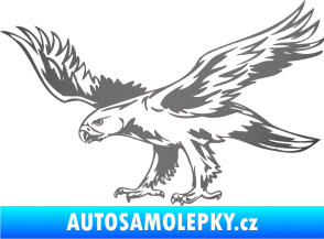 Samolepka Predators 043 levá grafitová metalíza