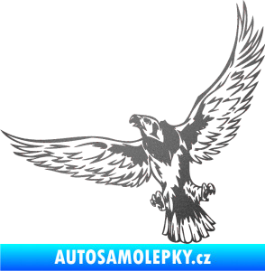 Samolepka Predators 044 levá grafitová metalíza