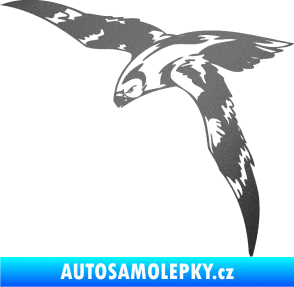 Samolepka Predators 062 levá grafitová metalíza