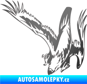 Samolepka Predators 069 levá grafitová metalíza