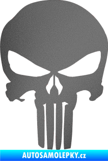 Samolepka Punisher 001 grafitová metalíza