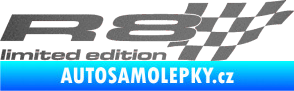 Samolepka R8 limited edition pravá grafitová metalíza