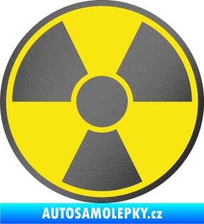 Samolepka Radioactive barevný grafitová metalíza