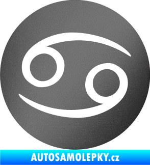 Samolepka Rak 001 - horoskop grafitová metalíza