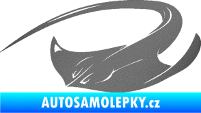 Samolepka Rejnok 002 levá grafitová metalíza