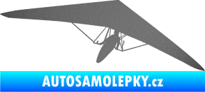 Samolepka Rogalo 001 pravá grafitová metalíza