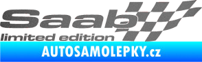 Samolepka Saab limited edition pravá grafitová metalíza