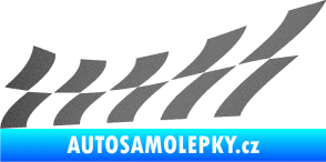 Samolepka Šachovnice 029 grafitová metalíza