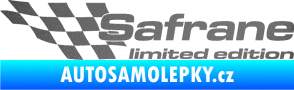 Samolepka Safrane limited edition levá grafitová metalíza