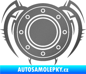 Samolepka Samolepka na víčko od nádrže 001 grafitová metalíza