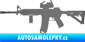 Samolepka Samopal 003 levá grafitová metalíza