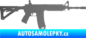 Samolepka Samopal 004 pravá grafitová metalíza