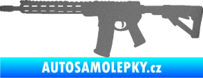 Samolepka Samopal 007 levá grafitová metalíza