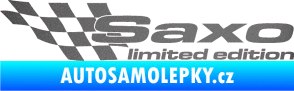 Samolepka Saxo limited edition levá grafitová metalíza