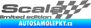Samolepka Scala limited edition pravá grafitová metalíza
