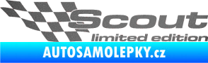 Samolepka Scout limited edition levá grafitová metalíza