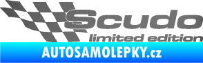 Samolepka Scudo limited edition levá grafitová metalíza