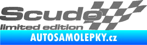 Samolepka Scudo limited edition pravá grafitová metalíza