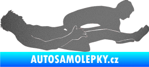 Samolepka Sexy siluety 029 grafitová metalíza
