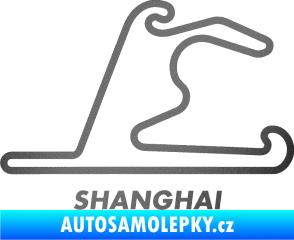 Samolepka Okruh Shanghai grafitová metalíza