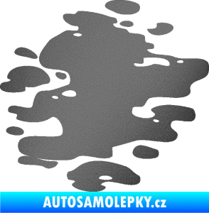 Samolepka Skvrna 001 pravá kaňka grafitová metalíza
