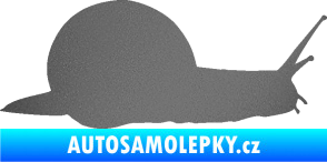 Samolepka Šnek 001 pravá grafitová metalíza
