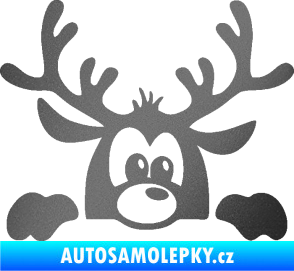 Samolepka Sob 002 pravá vykukuje grafitová metalíza