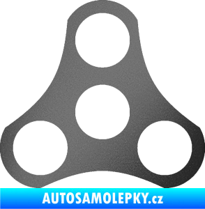 Samolepka Spinner grafitová metalíza