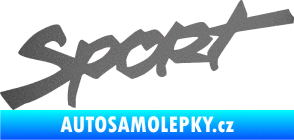 Samolepka Sport 001 grafitová metalíza