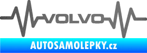 Samolepka Srdeční tep 020 volvo grafitová metalíza