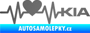 Samolepka Srdeční tep 048 pravá Kia grafitová metalíza